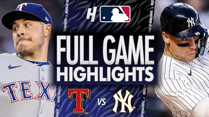 Rangers vs. Yankees Game Highlights Video (5/20/25) 