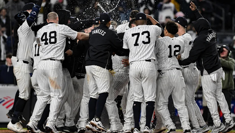 Yankees score three unanswered, capped by Jasson Dominguez’s walk-off home run, to beat Rangers, 4-3