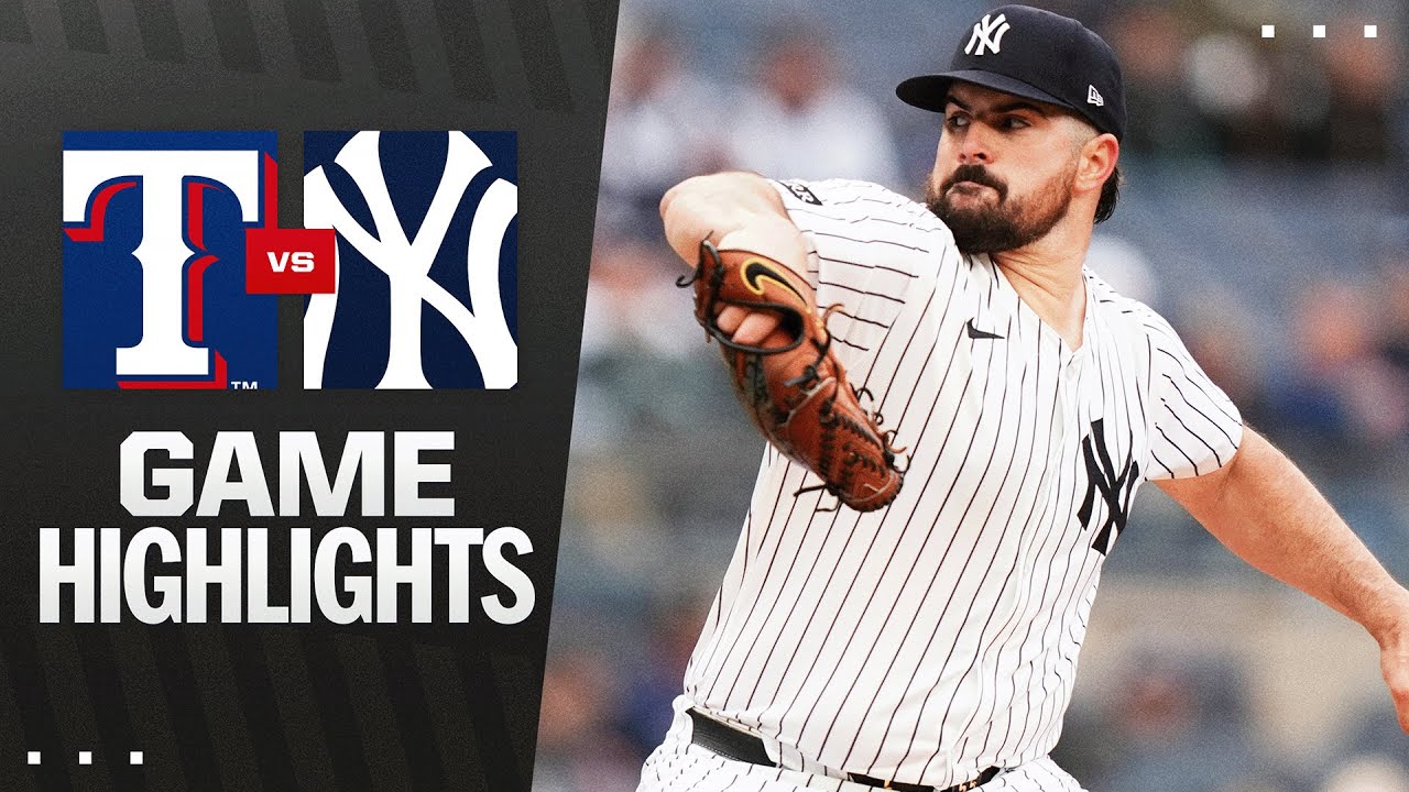 Rangers vs. Yankees Game Highlights Video (5/22/25)
